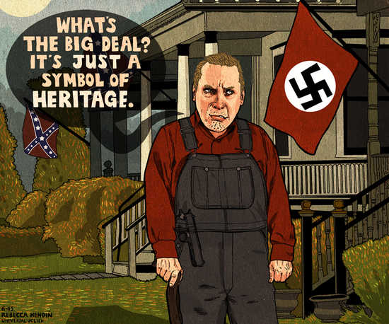 Rebecca-Hendin-nazi-confederate-flag-cartoon-illustration-1000pix