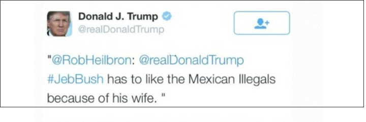 TrumpJebWifeMessican