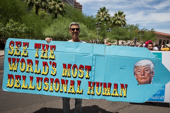 Trump Protest: Photo by Melissa Fossum