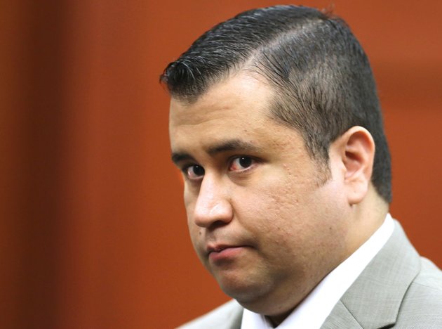 FILE - In this July 9, 2013 file photo, George Zimmerman leaves the courtroom for a lunch break his trial in Seminole Circuit Court, in Sanford, Fla. A Seminole County Sheriff's Office statement says Zimmerman was arrested Monday, Nov. 18, 2013, after deputies responded to a disturbance call at a house in Apopka, Fla. Zimmerman will be transported and booked into jail.  (AP Photo/Orlando Sentinel, Joe Burbank, Pool, File)