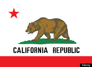 BB45AN California state flag