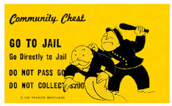 Community chest go to jail go directly to jail do not pass go do not collect $200