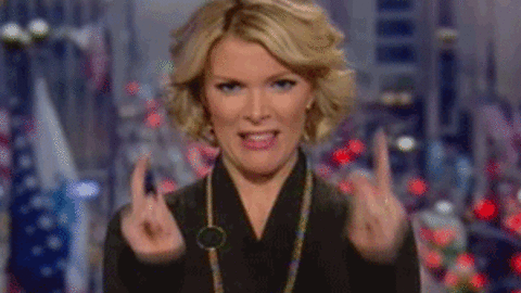Megyn Kelly flips the bird