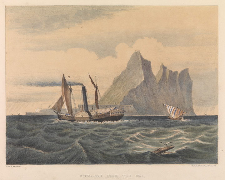 Gibraltar from the sea, PY0232