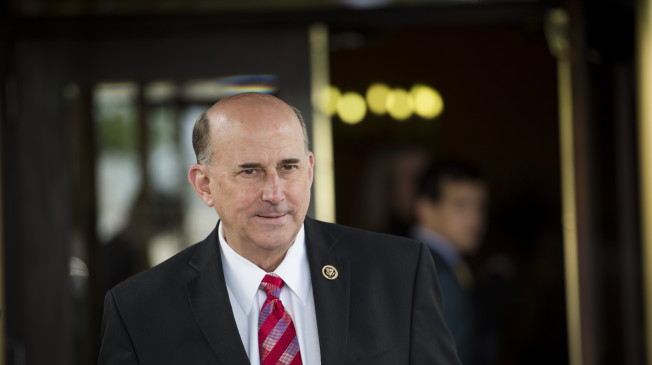 UNITED STATES - MAY 19: Rep. Louie Gohmert, R-Texas, leaves the House Republican Conference meeting at the Capitol Hill Club in Washington on Tuesday, May 19, 2015. (Photo By Bill Clark/CQ Roll Call) (CQ Roll Call via AP Images)