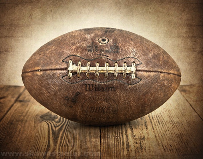 Vintage-football-print