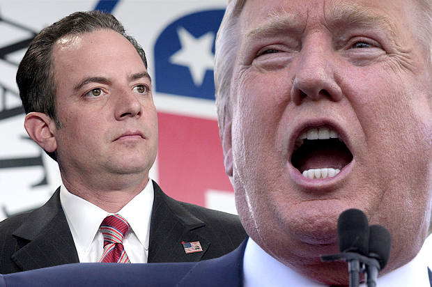 FILE-In this Jan. 24, 2014 file photo, Republican National Committee chairman Reince Priebus is seen at the RNC winter meeting in Washington. Having fallen short twice recently, Ohio is making a big push to land the 2016 Republican National Convention with three cities bidding as finalists, eager to reassert its Midwestern political clout to a party that may be slowly moving away from it. In interviews, RNC chairman Reince Priebus and members of the selection committee including chairwoman Enid Mickelsen downplayed swing state status as a top factor in their decision, emphasizing that having at least $55 million in private fundraising, as well as hotel space and creating a good "delegate experience" were more important. (AP Photo/Susan Walsh, File)