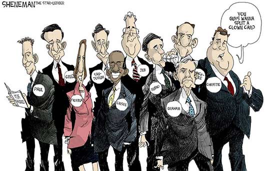 2016 GOP field - clown car