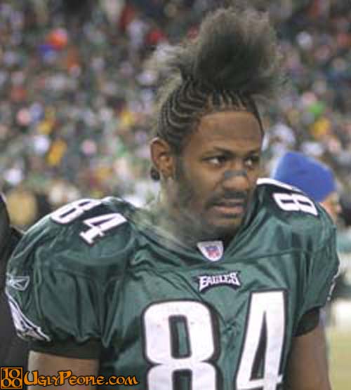 Cool-Football-Player–-Ugly-Man-With-Strange-Hairstyle