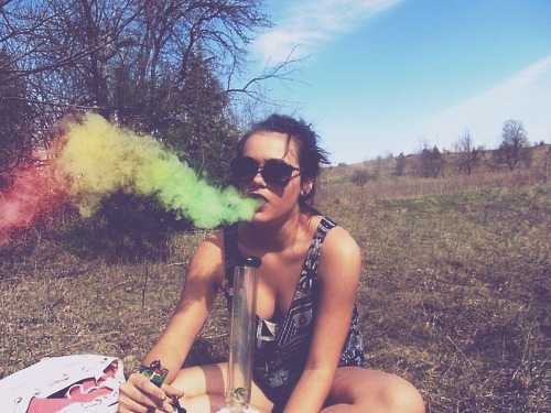 Hippie smoker