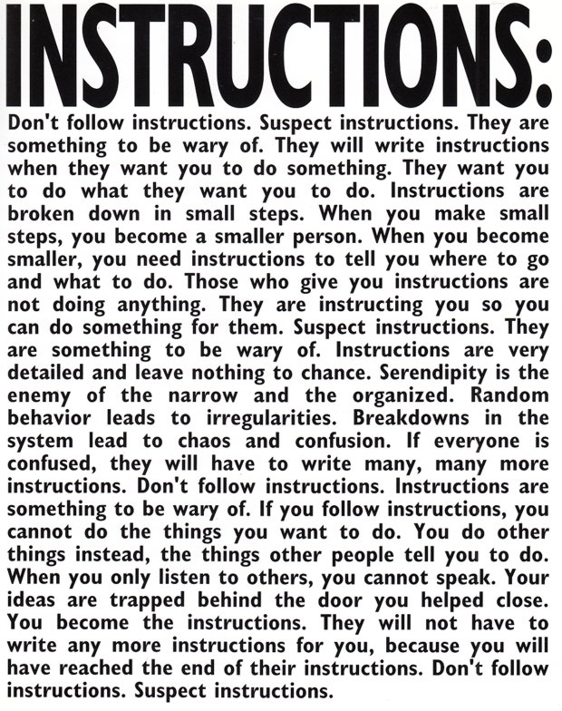 Instructions