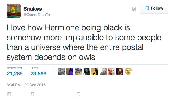 hermione tweet owls