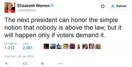 warren tweet