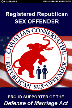 Registered Republican sex offender