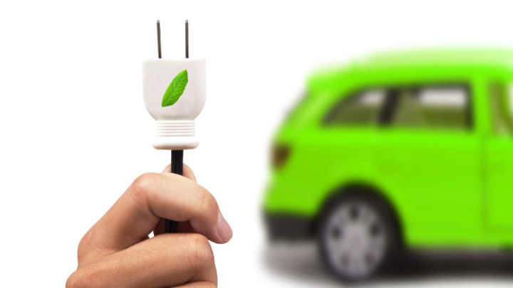 stock-photo-electric-car-and-green-car-concept-75363415