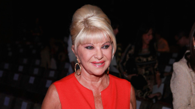 Ivana Trump - September 12, 2012 - DOUGLAS HANNANT S/S 2013 Fashion Show held at 117 Central Park West, NYC. Photo Credit: Shaun Mader/PatrickMcMullan.com/Sipa USA