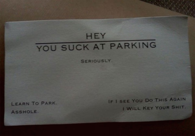 suck at parking