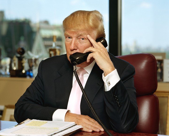 NEW YORK, NY - JULY 15: Businessman Donald Trump is photographed in his office for the Sunday Telegraph on July 15, 2008, in New York City. (Photo by Gillian Laub/Contour by Getty Images)