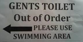 RestroomBrokePeeInPool