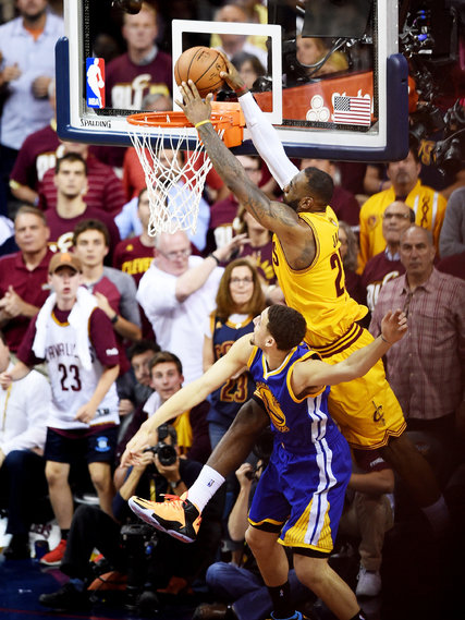 lebron james dunk