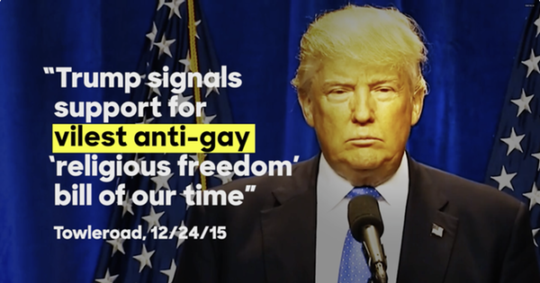 Trump anti-gay
