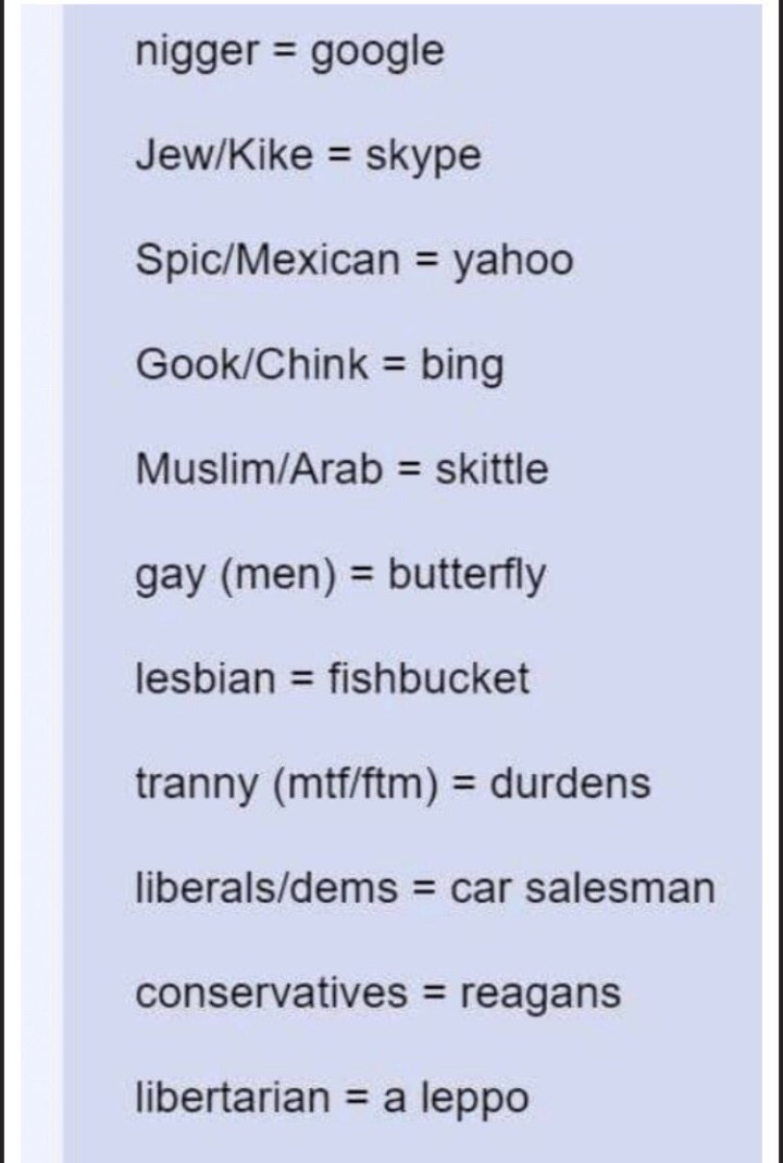 bigots-codewords