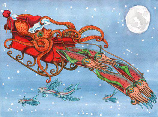 cephalopod-santa