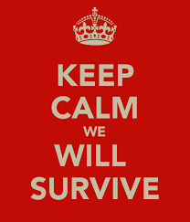 Keep calm we will survive