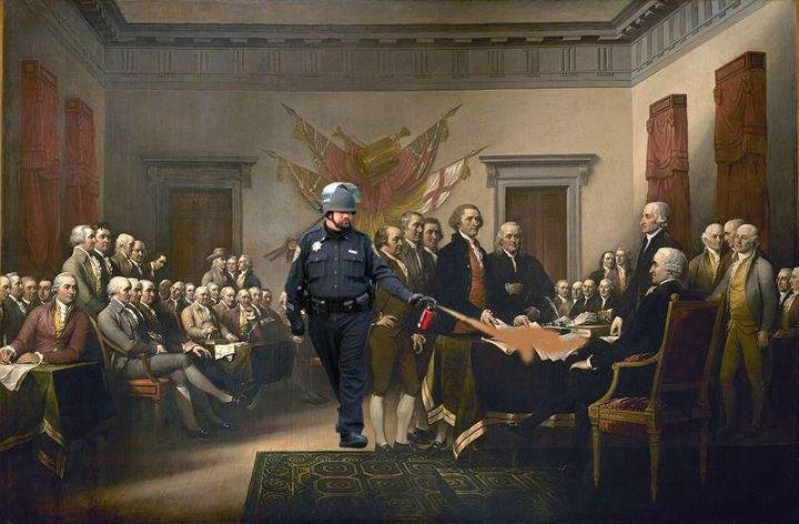 tear gas