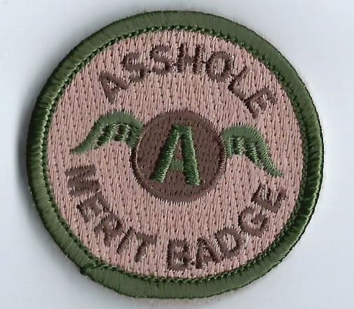 ahole merit badge