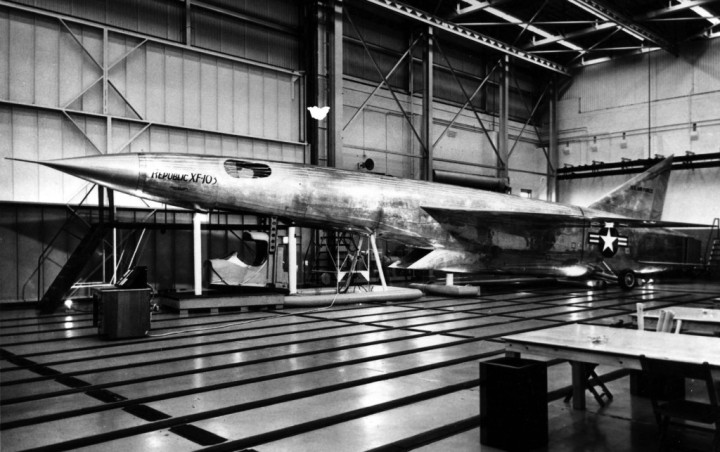 Republic XF-103 mock-up. (U.S. Air Force photo)