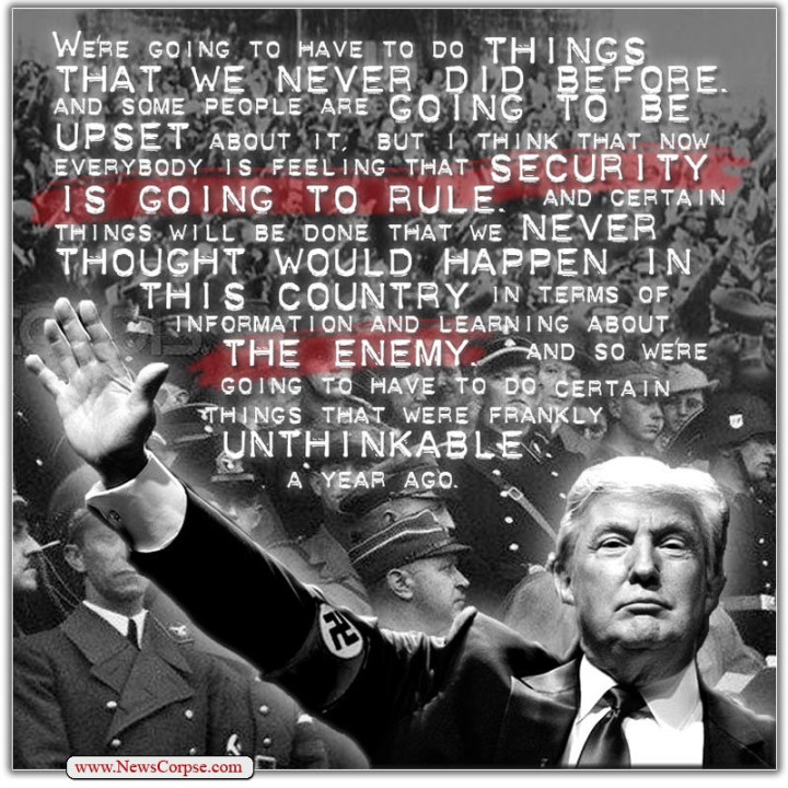 Donald Trump Sieg Heil