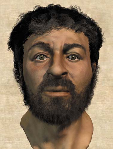 Picture Shows: Reconstruction of a 1st century male Jewish headTX: BBC ONE Series starts April 1, 2001WARNING: This copyright image may be used only to publicise current BBC programmes or other BBC output. Any other use whatsoever without specific prior approval from the BBC may result in legal action.