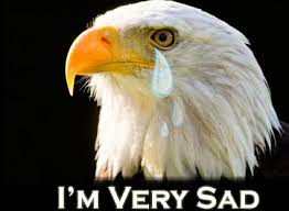 sad eagle