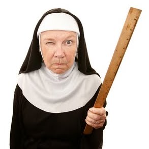 nun-with-ruler