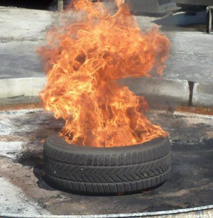 tire fire
