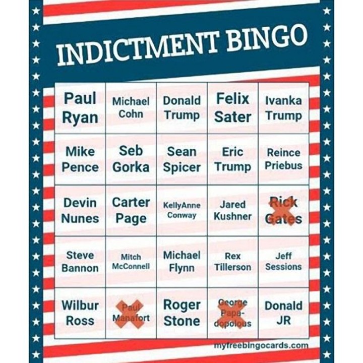 Indictment Bingo