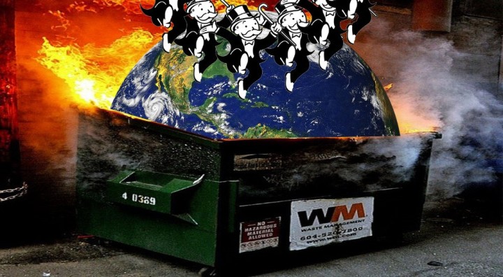 trashing earth