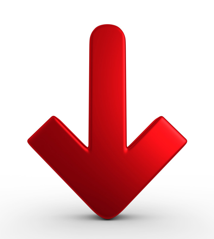 red-down-arrow-clipart