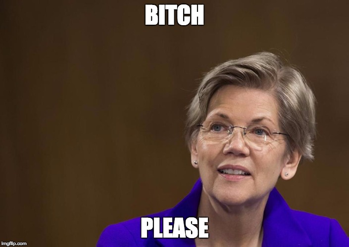 Bitch please - Elizabeth Warren