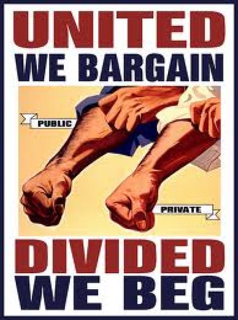 United we bargain divided we beg