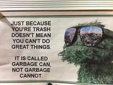 garbage can