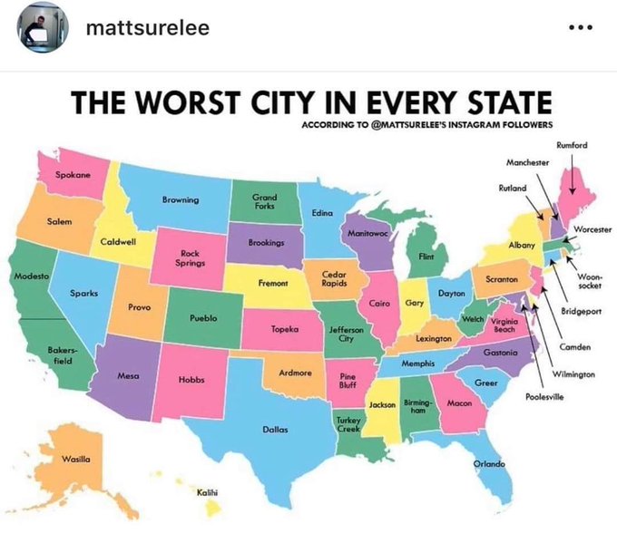 worst cities